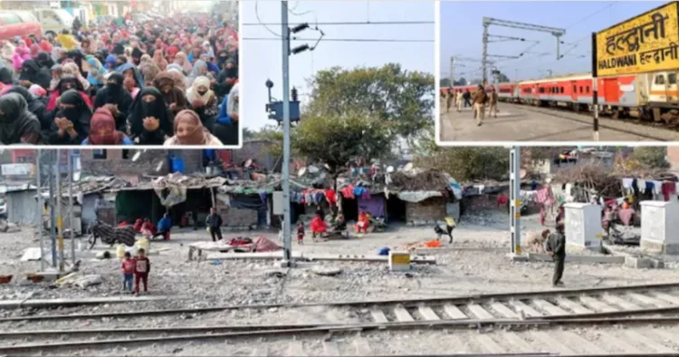 Encrocahed land near Haldwani Railway station