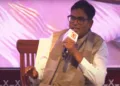 Chhattisgarh Finance Minister O.P.Choudhary speaks at Chhattisgarh@25: Shifting the Lens