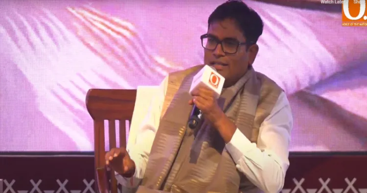 Chhattisgarh Finance Minister O.P.Choudhary speaks at Chhattisgarh@25: Shifting the Lens