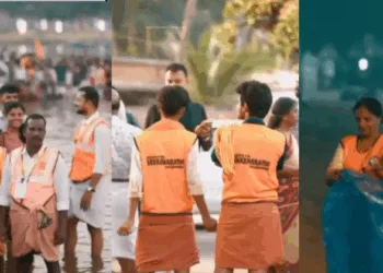 Sevabharati volunteers at Mahamagh Kumbhmela