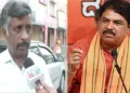 (Left) RTI Activist Snehamayi Krishna (Right) Leader of the Opposition R. Ashoka
