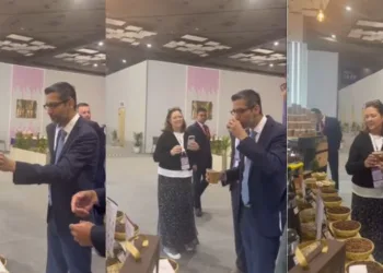 Watch: When Google's Sundar Pichai drops in for a sip of ‘Bharat GI’ Coffee at AI Impact Summit 2026
