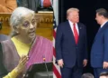 India's Finance Minister Nirmala Sitharaman,
US President Donald Trump and Chinese President Xi Jinping