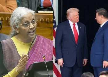 India's Finance Minister Nirmala Sitharaman,
US President Donald Trump and Chinese President Xi Jinping