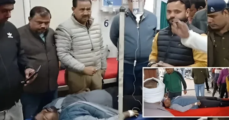 UP RSS pracharak Jaikishore assaulted in road rage incident in Hathras
