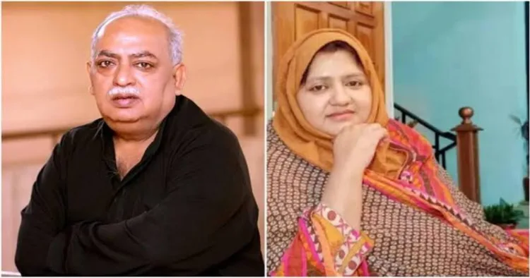 Late poet Munawwar Rana (Left) and Hiba Rana, daughter of Munawwar (Right)