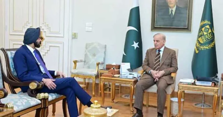 World Bank chief Ajay Banga meets PM Shehbaz Sharif during talks on financial assistance in Islamabad