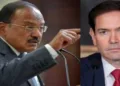 India’s National Security Adviser Ajit Doval and US Secretary of State Marco Rubio