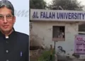 Al Falah University chairman Jawad Ahmed Siddiqui (Left)