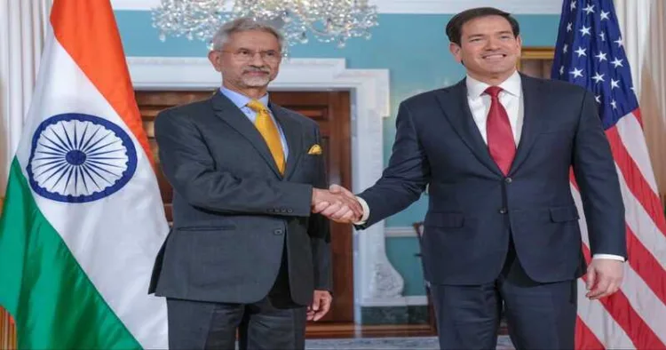 S Jaishankar, India External Affairs Minister, meets Marco Rubio, US Secretary of State, during high-level talks in Washington