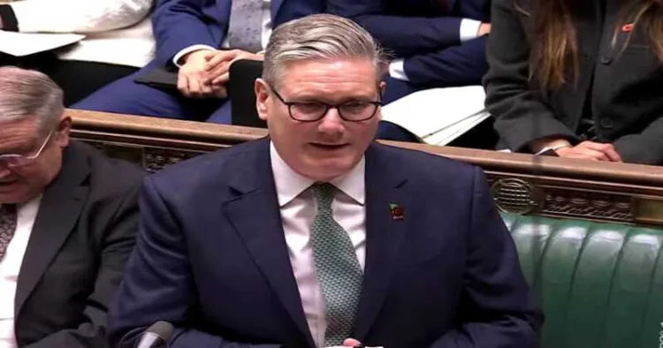 British Prime Minister Keir Starmer