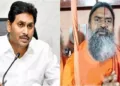YCP chief Y S Jagan Mohan Reddy (Left) and AP Sadhu Parishad President Swami Srinivasanda Saraswati (Right)