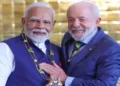 India's PM Narendra Modi and Brazil’s President Luiz Inacio Lula da Silva