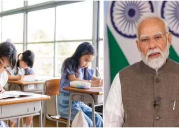 Prime Minister Narendra Modi (Right)