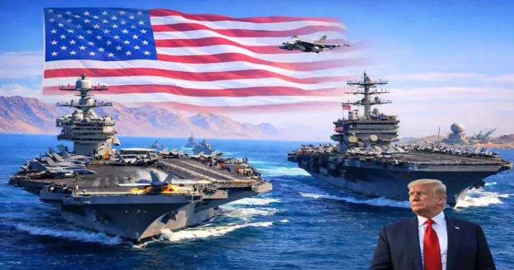 With the deployment of the USS Gerald R. Ford, Donald Trump sharpens Washington’s pressure campaign on Iran as stalled nuclear talks and rising regional tensions collide