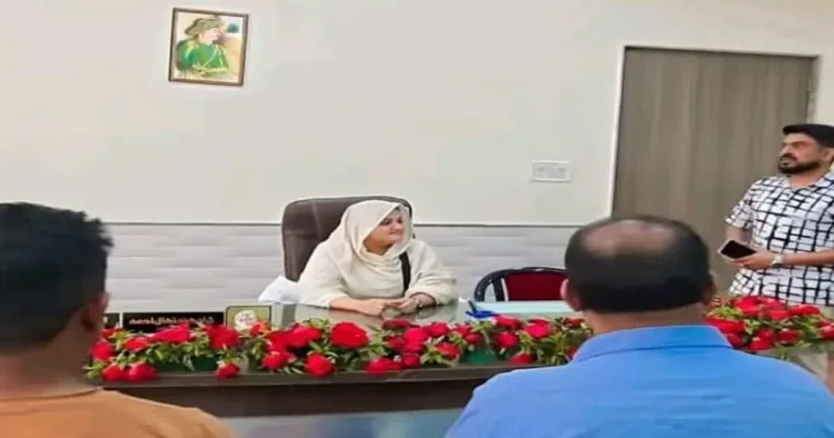 Tipu Sultan portrait in Deputy Mayor Shaan-e-Hind Nihal Ahmed’s office