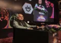 Satish Kumar, National Co-Organizer, Swadeshi Jagran Manch, while addressing the Industry Leadership Conclave 2026 ‘Swadeshi for Abhyudaya’ at Kushabhau Thakre International Convention Centre, Bhopal