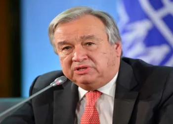 UN Secretary-General
Antonio Guterres