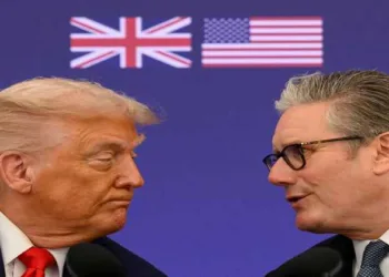 US President Donald Trump and British Prime Minister Keir Starmer