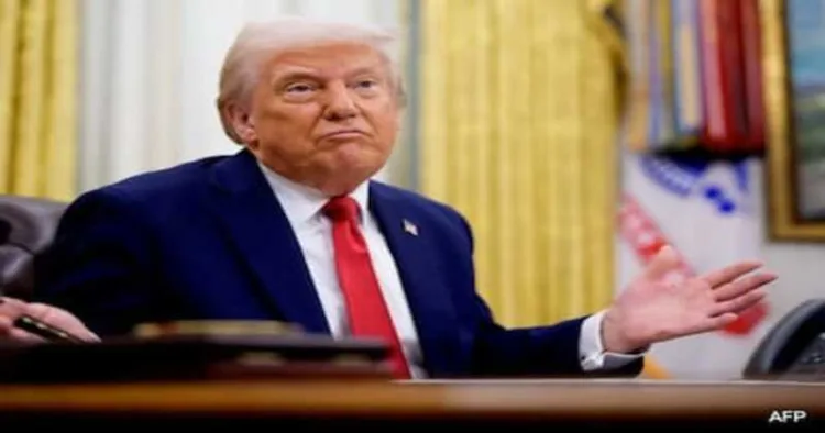 US President Donald Trump