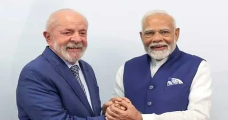 Prime Minister Narendra Modi during a bilateral meeting with Brazilian President Luiz Incio Lula da Silva on the sidelines of the G20 Summit.