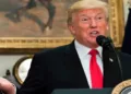 US president Donald Trump