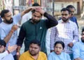 Members of the ABVP injured during the midnight violence in JNU allegedly orchestrated by the left groups