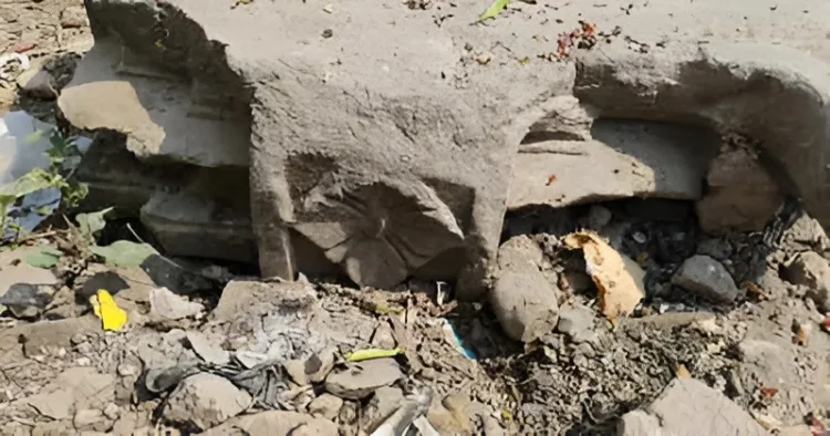 Yadava-era stone pillar remains found in Hinganghat