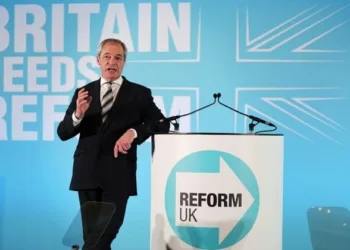 Leader of Britain’s Reform UK party, Nigel Farage