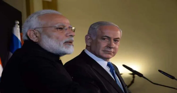 Israeli Prime Minister Benjamin Netanyahu and India's Prime Minister Narendra Modi (File Image)