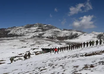 Indian Army mastering rescue in high altitude terrain at 14,000 feet