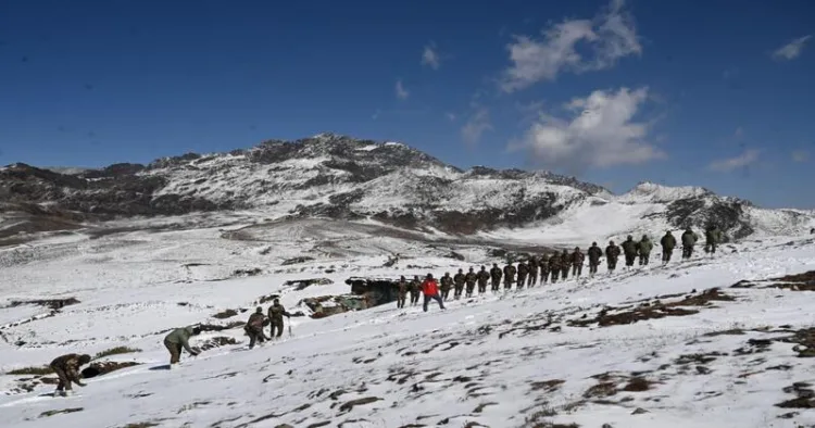 Indian Army mastering rescue in high altitude terrain at 14,000 feet