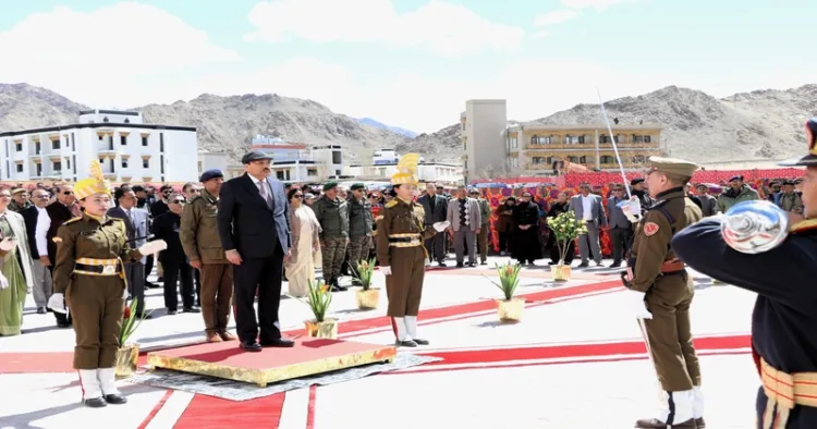 CJI Surya Kant, attended a awareness Programme on “Empowering Tribals through Legal Services and Defence Civil Action” in Leh