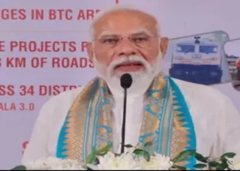 Prime Minister Narendra Modi in Assam