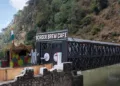 Bailey Bridge turned into cafe