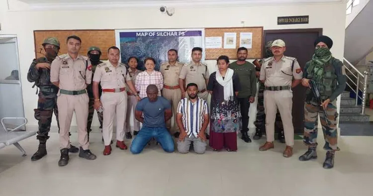 Touts indulged in human trafficking arrested by the Assam Rifles