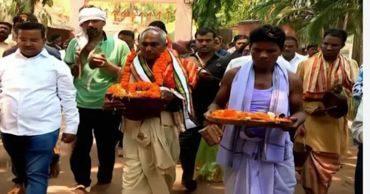 Sacred Log Cutting For Chariots Commences In Cuttack On Ram Navami