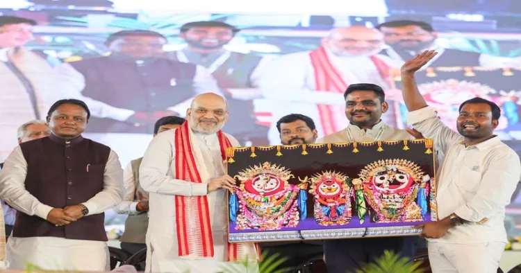 Union Home Minister and Minister of Cooperation, Shri Amit Shah addresses 57th Raising Day ceremony of CISF as the Chief Guest in Mundali, Odisha