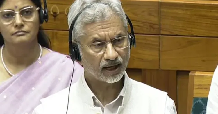 EAM Jaishankar in Rajya Sabha