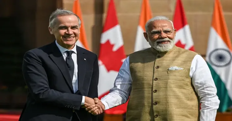 Canada Prime Minister Mark Carney and Prime Minister Narendra Modi