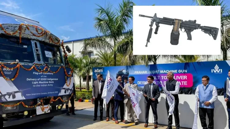 First Batch of 2,000 'Prahar' Light Machine Guns Delivered to Indian Army