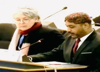 Sindh leader exposing the atrocities of Pakistan at UNHRC