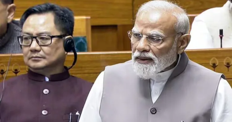 Prime Minister Narendra Modi addressed Lok Sabha on West Asia conflict
