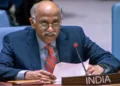 , Permanent Representative of India to the UN Ambassador Harish Parvathaneni