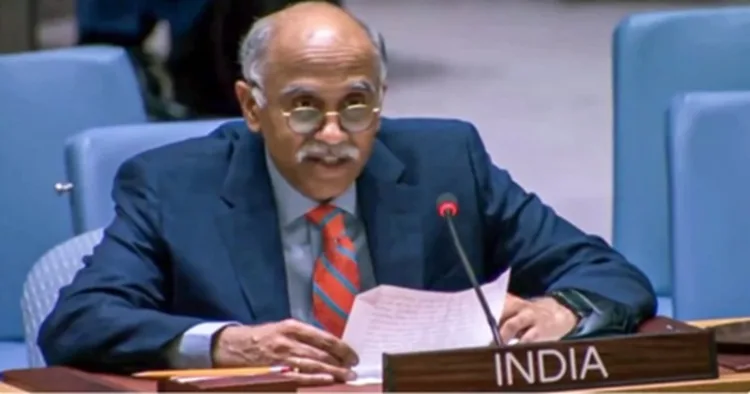 , Permanent Representative of India to the UN Ambassador Harish Parvathaneni