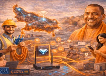 Project Ganga to Connect 20 Lakh Homes with High-Speed Broadband (Image generated by AI)
