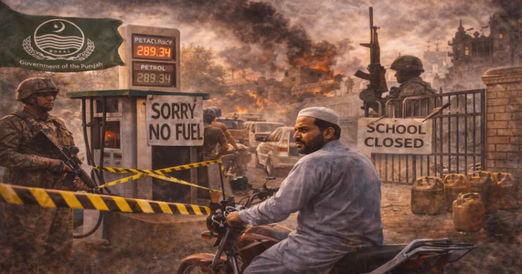 Petrol Price Spike Triggers Emergency Measures in Pakistan’s Punjab (Image generated by AI)