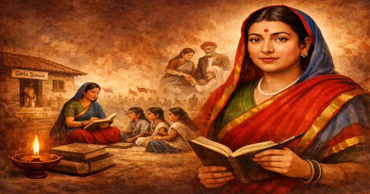 Savitribai Phule Death Anniversary: The Woman Who Opened the Doors of Education for Indian Girls (Image Generated by AI)