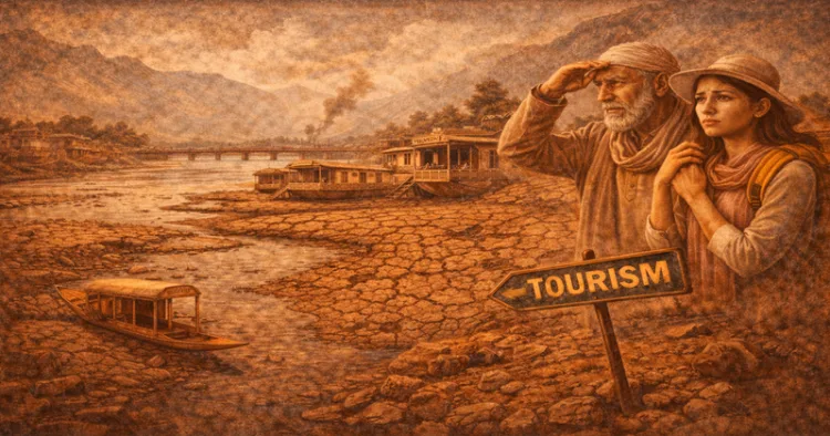 Decline in Rainfall in J&K takes toll on tourism and results in drying of water bodies