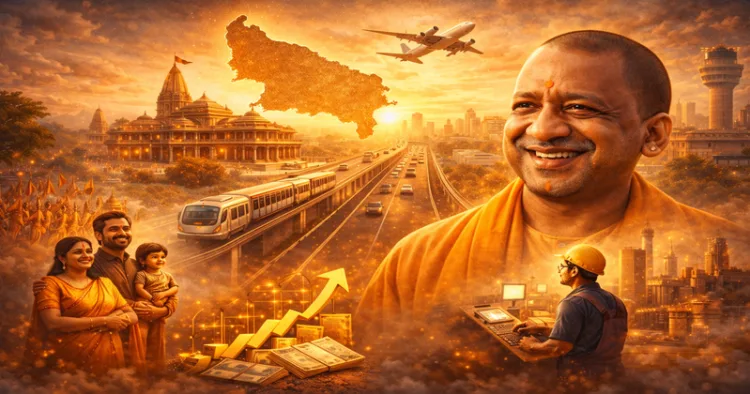 Nine years of development in Uttar Pradesh under the leadership of CM Yogi Adityanath (Image generated from AI)